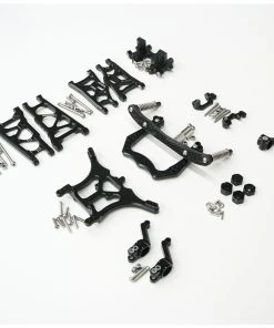 Gen3 RC Black Aluminum Complete Upgrade Kit Traxxas Rustler 2WD XL-5 & VXL