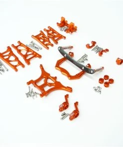 Gen3 RC Orange Aluminum Complete Upgrade Kit Traxxas Rustler 2WD XL-5 & VXL