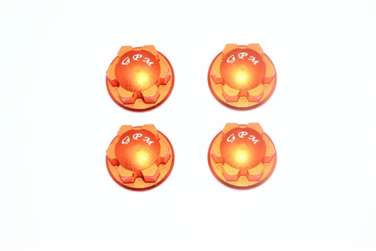GPM Racing Orange Aluminum 17mm Wheel Nuts For X-Maxx & E-Revo 2.0