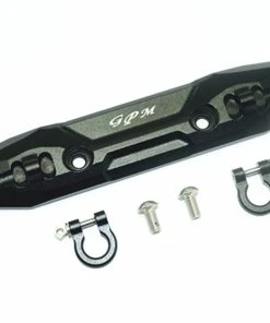 GPM Racing Aluminum Front Bumper W/D-Rings For E-Revo 2.0 (Black)