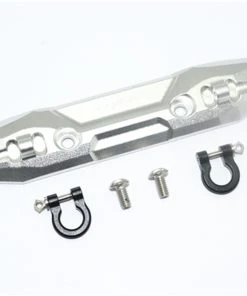 GPM Racing Aluminum Front Bumper W/D-Rings For E-Revo 2.0 (Silver)