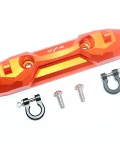 GPM Racing Aluminum Rear Bumper W/D-Rings For E-Revo 2.0 (Orange)
