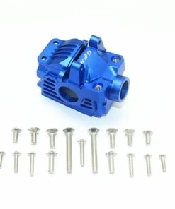 GPM Racing Aluminum Front Gearbox For 4x4 Slash Rustler Stampede (Blue)