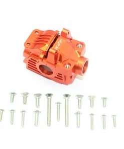 GPM Racing Aluminum Front Gearbox For 4x4 Slash Rustler Stampede (Orange)