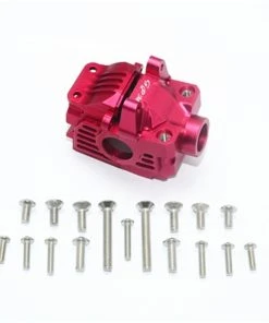 GPM Racing Aluminum Front Gearbox For 4x4 Slash Rustler Stampede (Red)