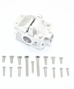 GPM Racing Aluminum Front Gearbox For 4x4 Slash Rustler Stampede (Silver)