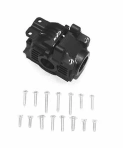GPM Racing Aluminum Rear Gearbox For 4x4 Slash Rustler Stampede (Black)
