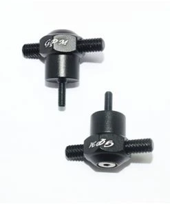 GPM Racing Black Aluminum Spare Tire Locking Nuts For UDR