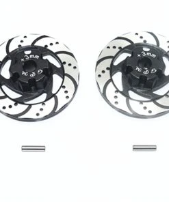 GPM Racing Black Aluminum Brake Disks With +3mm Offset Hex For UDR
