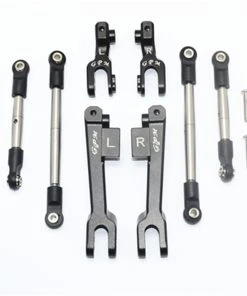 GPM Racing Black Aluminum Front & Rear Sway Bars W/Stainless Steel Links For UDR