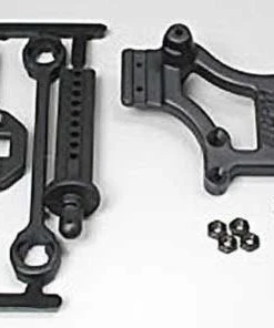 RPM Shock Tower & Adjustable Body Mount (Black): T-Maxx 2.5, 3.3, E-Maxx