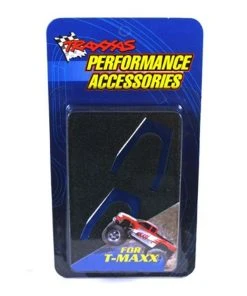 Traxxas Blue Aluminum Throttle Servo Mounts: T-Maxx .15, 2.5, 3.3