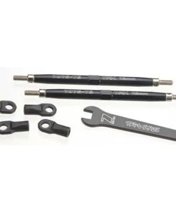 Traxxas 112mm Front Black Aluminum Toe Link Tubes For E-Maxx & T-Maxx 3.3