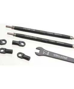 Traxxas 124mm Rear Black Aluminum Toe Link Tubes For E-Maxx & T-Maxx 3.3