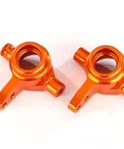 Traxxas Orange Aluminum Steering Blocks For 4x4 Slash Stampede Rustler