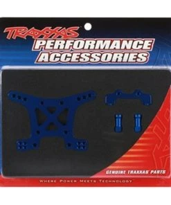Traxxas Aluminum Front Shock Tower (Blue): Slash 4x4, Stampede 4x4, Rally, Telluride