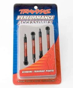 Traxxas 1/16 Red Aluminum Push Rods (4) (Assembled With Rod Ends)