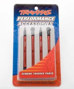 Traxxas Toe Links, Aluminum (red-anodized) (4) (assembled With Rod Ends And Threaded Inserts)