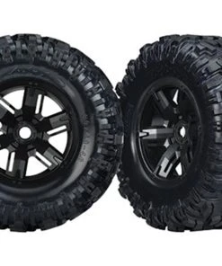 Traxxas X-Maxx 8S-Rated Maxx AT Tires & Wheels (2) (assembled, Pre-glued)