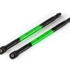 Traxxas E-Revo 2.0 VXL Green Aluminum Heavy Duty Push Rods Assembled W/Rod Ends (2)