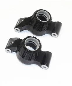 GPM Racing Black Aluminum Rear Stub Axle Carriers For Maxx 4S