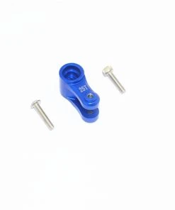 GPM Racing Blue Aluminum 25T Steering Servo Horn For Maxx 4S